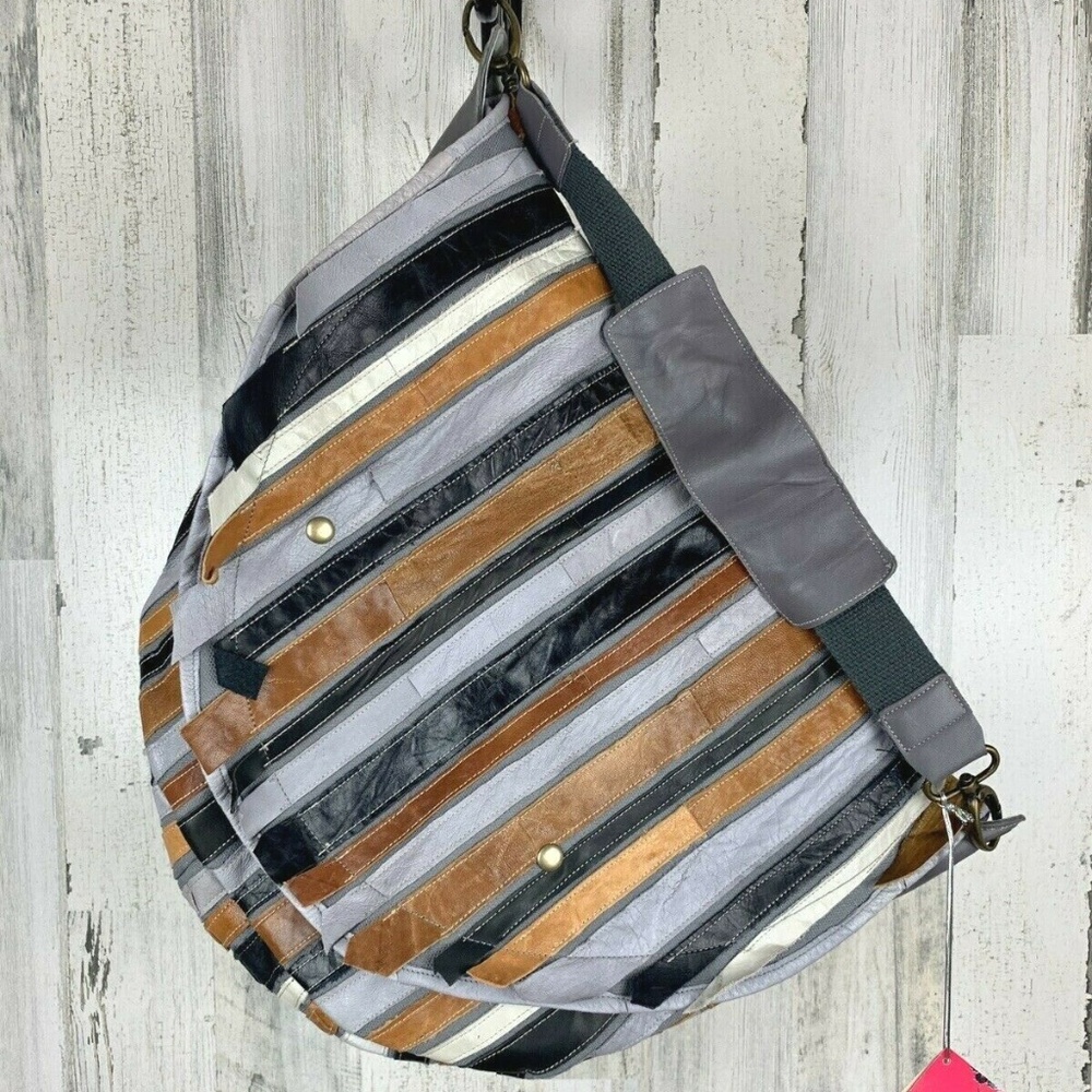 De.De Los Angeles Hobo Bag Re-Purposed Leather